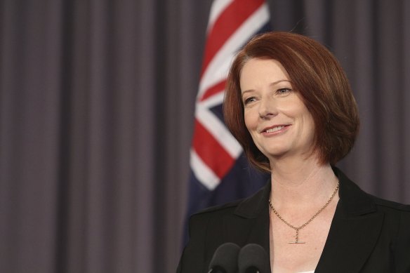 Julia Gillard in 2010.