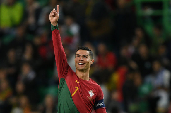 Cristiano Ronaldo scored his 119th and 120th goals for Portugal.