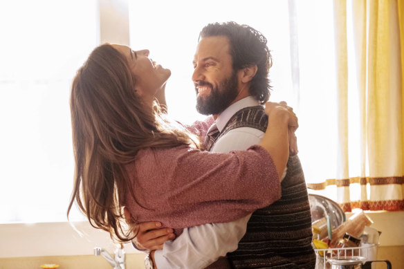 Mandy Moore and Milo Ventimiglia in the final season of This Is Us.