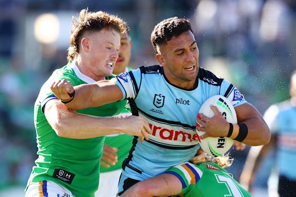 KL Iro was among Cronulla’s tryscorers on Sunday.