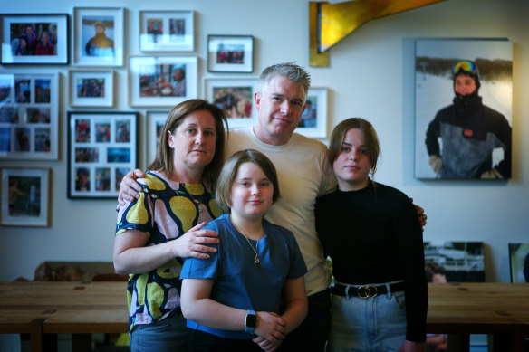 Ben, with Tamara, Ella and Lucy, says reform is needed to better connect different parts of the health system to ensure people’s care is properly co-ordinated.