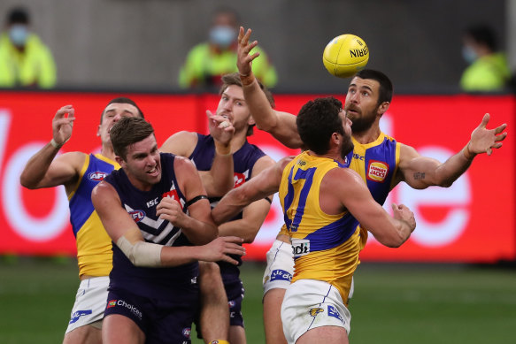 Sunday’s western derby could foreshadow a changing of the guard between WA’s two AFL teams.