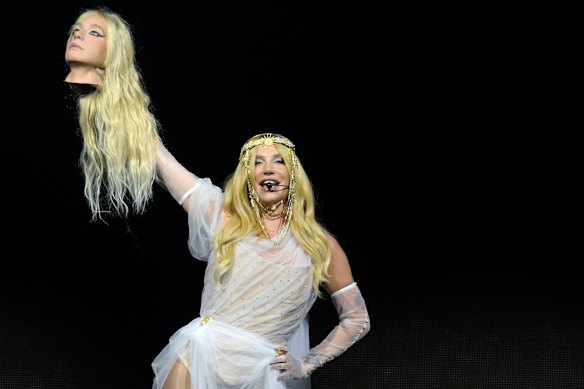 Kesha performs at John Cain Arena on February 22, 2026