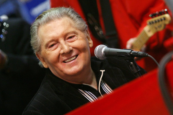 Jerry Lee Lewis performs onstage in New York in 2006.