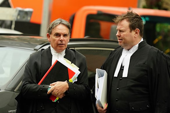 Barrister’s Dermot Dann, KC, and Michael McGrath.