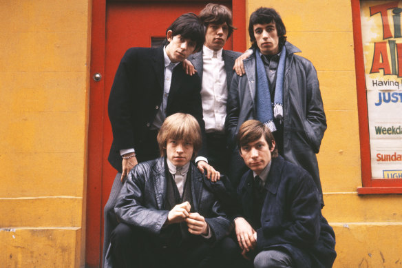 The Rolling Stones in Soho, 1963.