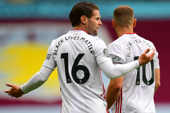 EPL players will don 'No Room for Racism' jerseys after 'Black Lives Matter' took pride of place when the last season resumed post-COVID-19 shutdown.