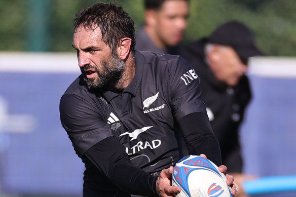 Sam Whitelock could win a third World Cup in his final competitive match after being restored to the All Blacks’ bench.