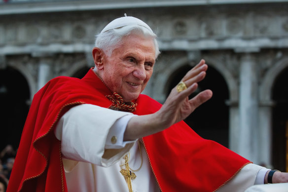 Pope Benedict in 2011. 