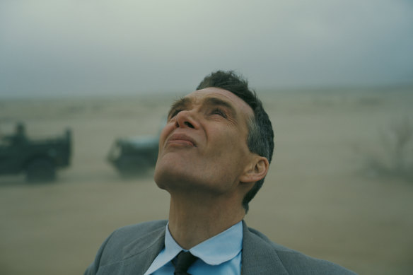  Cillian Murphy in a scene from Oppenheimer.