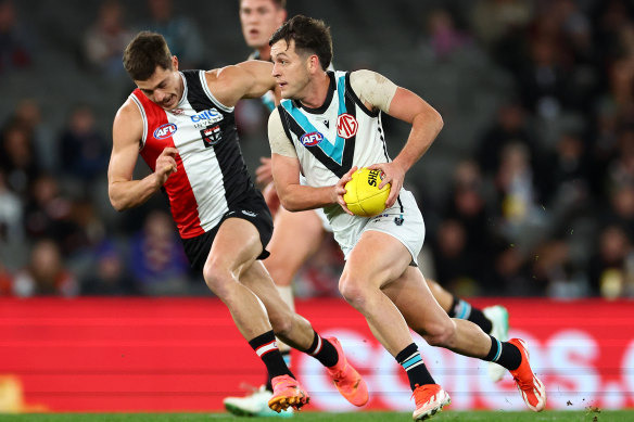 Zak Butters will be a restricted free agent in 2026 with any offer to prise him out of Port Adelaide needing to be massive.