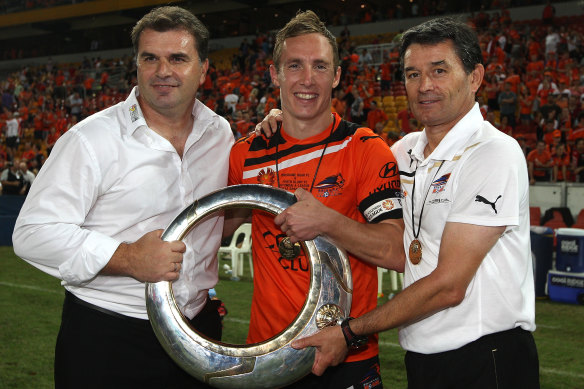 Two days after celebrating Brisbane Roar’s second A-League title with skipper Matt Smith and assistant Rado Vidosic, Ange Postecoglou quit as coach.