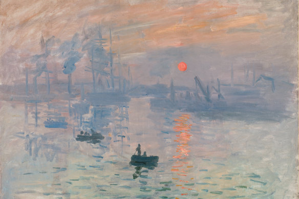 Claude Monet's Impression, sunrise 1872.