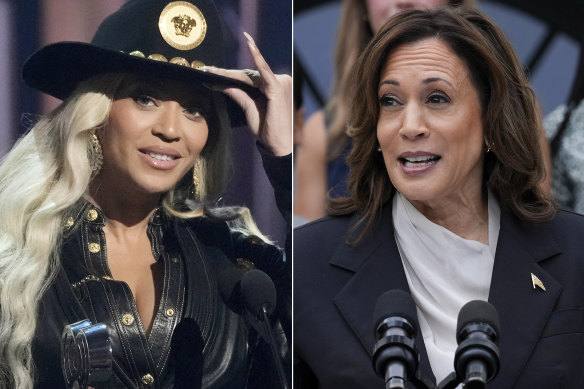 Beyonce’s anthemic song Freedom has become a theme for Kamala Harris’ campaign.