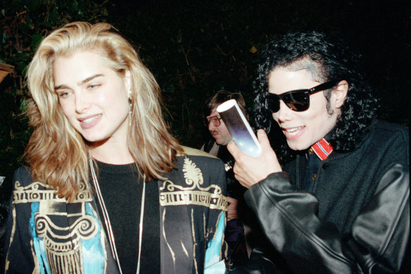 Shields with Michael Jackson in LA in 1991.