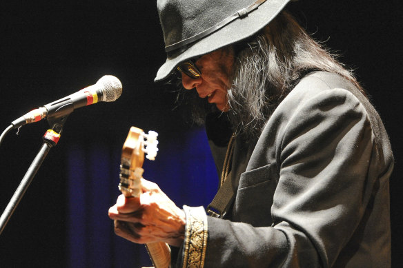 Rodriguez performs at the Beacon Theatre in New York in April 2013.