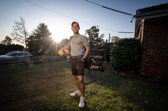 Dean Laws is itching to hit the golf course.