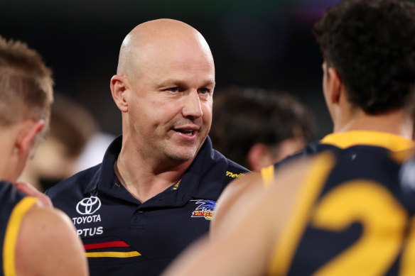 Crows coach Matthew Nicks.