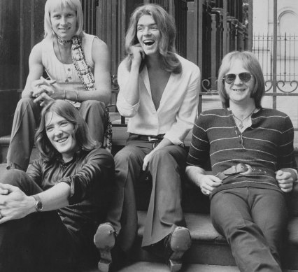 The Masters Apprentices in 1970: Glenn Wheatley, Jim Keays, Doug Ford, and front, Colin Burgess.