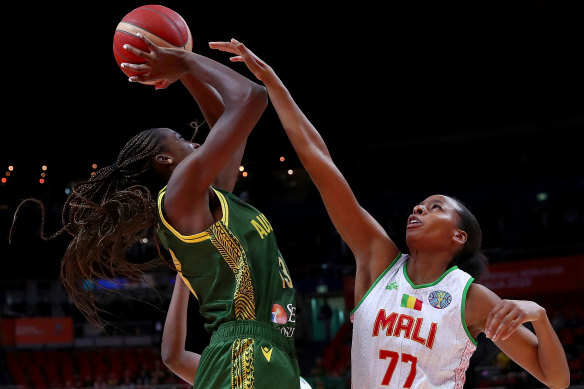 Ezi Magbegor is a key component of the Opals set-up.