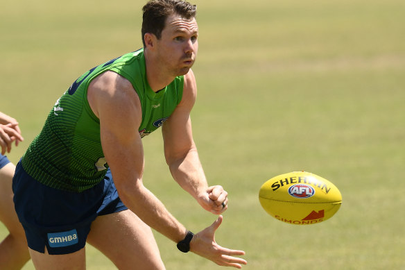 No distractions: Patrick Dangerfield says the Cats are focused on this Saturday's grand final.