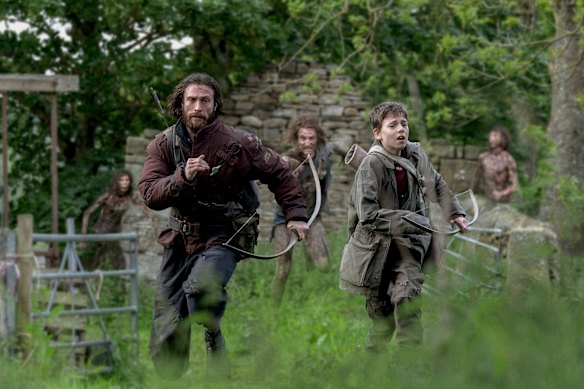 You gotta run, run, run, run, run: Aaron Taylor-Johnson and Alfie Williams in 28 Years Later.