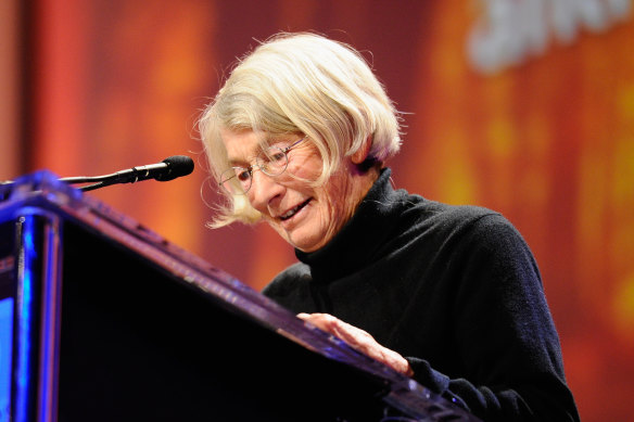 The poet Mary Oliver, who died “at last, and too soon” in 2019.