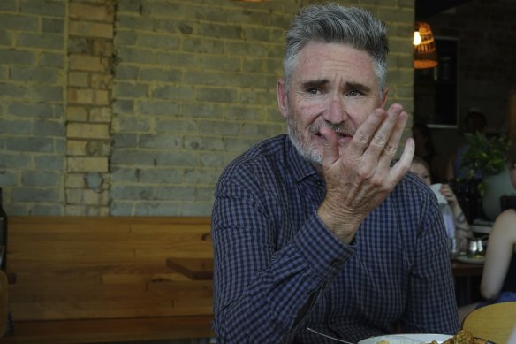 Dave Hughes at Sister of Soul restaurant in St Kilda. 