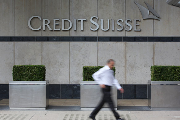 Credit Suisse’s share price has fallen more than 90 per cent over the past decade.