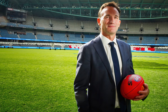 New AFL chief executive Andrew Dillon has come out fighting for eyeballs in the northern states.