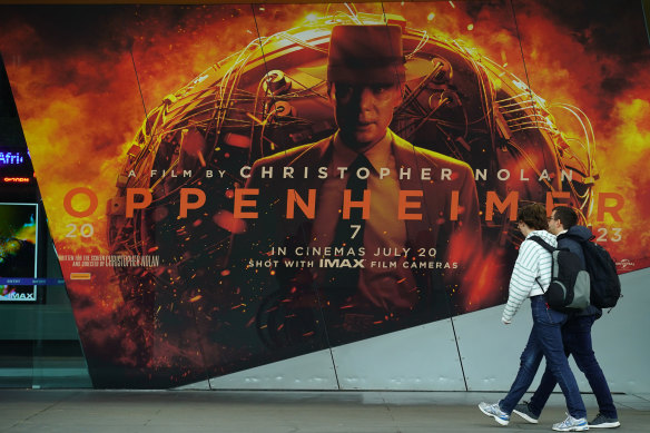 Melbourne’s IMAX cinema sold 27,000 tickets before the Oppenheimer opening.