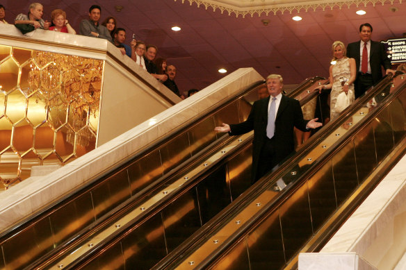 Donald Trump taking the low road on his way to world domination.