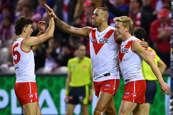 The Swans beat the Western Bulldogs on Sunday and are likely to face the Giants in the Sydney derby next round in Ballarat.
