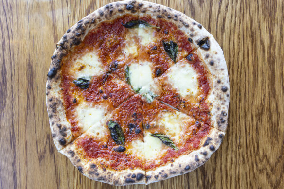Go-to dish: Margherita pizza.