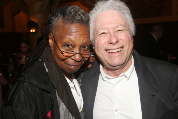 Whoopi Goldberg and Alan Menken in New York in March. 