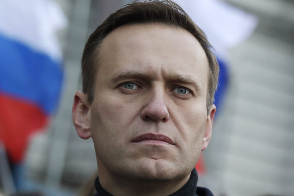 Russian opposition activist Alexei Navalny.