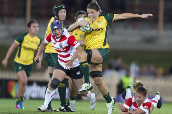 Grace Hamilton was named Wallaroos player of the year.