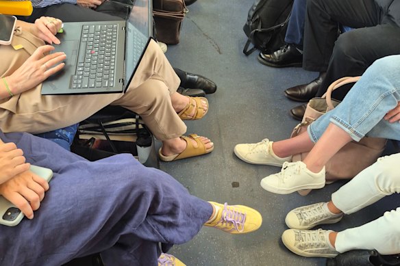 Oliver Shearer said the train could be quite crowded at times.