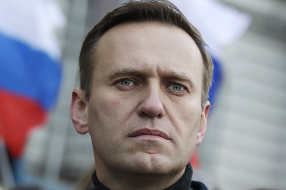 Killed: Imprisoned Russian political leader Alexei Navalny.
