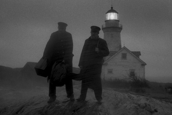 Willem Dafoe and Robert Pattinson in The Lighthouse.