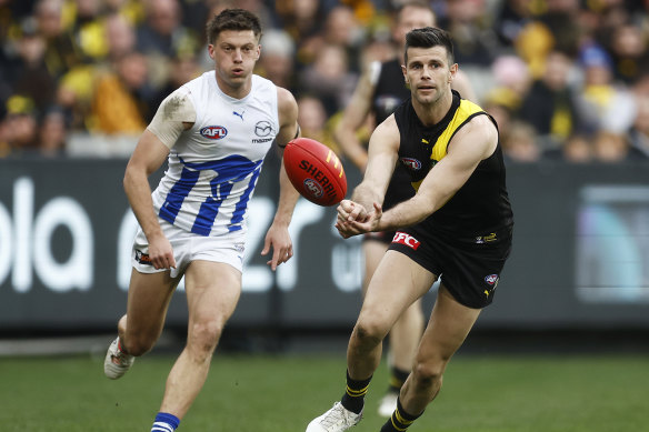 Trent Cotchin played his final game on Saturday.