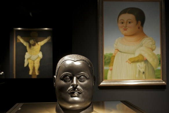 Columbian artist Fernando Botero’s artwork is showcased at the Bowers Museum.