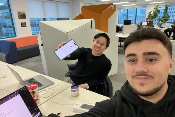 Christopher Dip (left) and Alexandre Hamila created the Buy Beaver app to guide Canadian shoppers to home-grown products.
