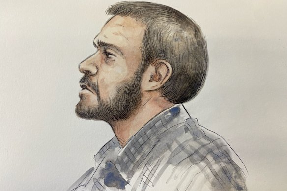 Peter Damjanovic in the Supreme Court of WA on Thursday.