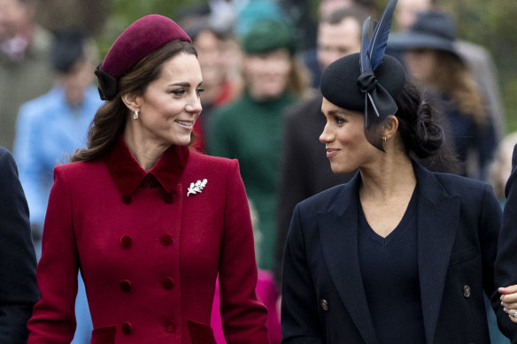 Sometimes sisters-in-law have fights: Catherine, Princess of Wales, and Meghan, Duchess of Sussex.
