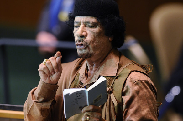 Muammar Gaddafi, the former Libyan leader, was an Elwood client.