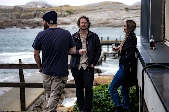 Waubs’ co-founders, from left, Rob Polmear, Tim Polmear and Bec Polmear.