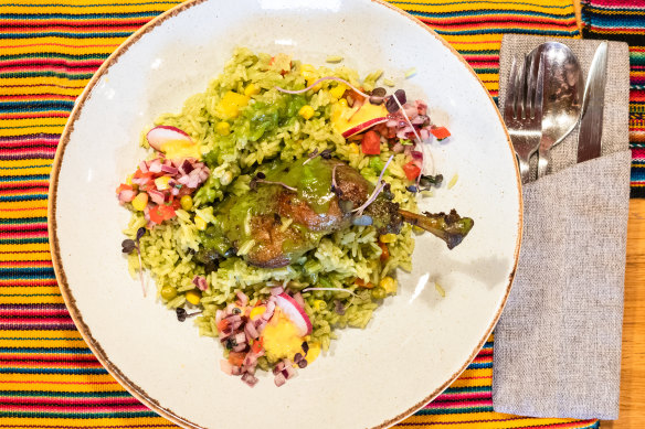 Arroz con pato – a cherished plate of carby deliciousness that translates simply as “rice with duck”.