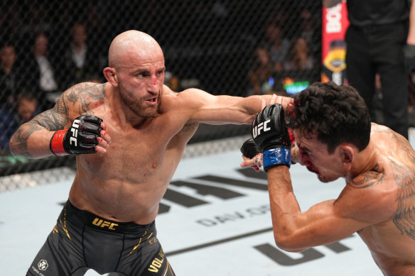 Former league player Alexander Volkanovski is now a UFC star. 