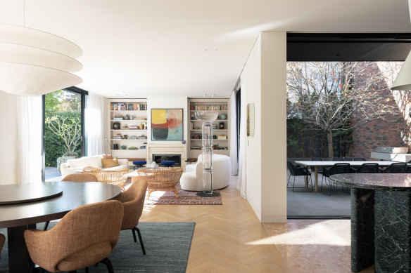 The Woollahra residence of Richard Gibb was redesigned by Juliette Arent and Sarah Jane Pyke.